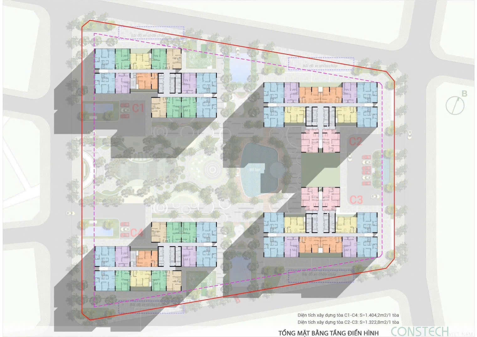 mặt bằng chung cư An Bình Homeland